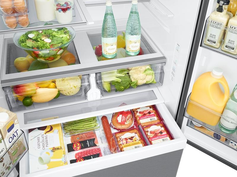 Samsung RF32CG5100SRAA 32 cu. ft. Mega Capacity 3-Door French Door Refrigerator with Dual Auto Ice Maker in Stainless Steel