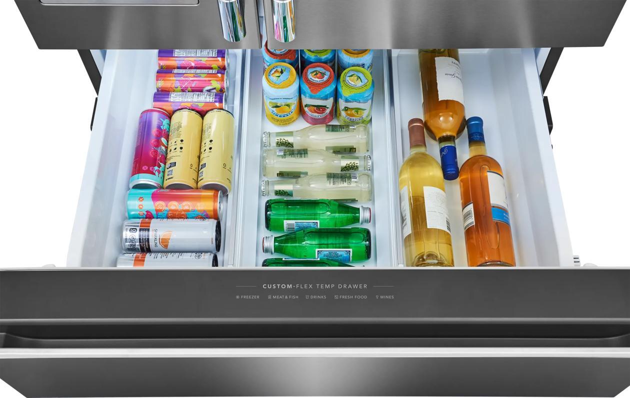 Frigidaire PRMS2790BF 26 Cu. Ft. Standard-Depth 4-Door French Door Refrigerator