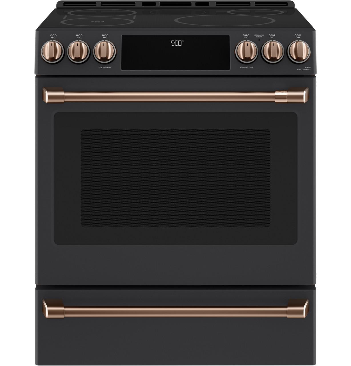 Cafe CXFCHHKPMCU CAF(EBACK)™ Front Control Induction Knobs and Handles - Brushed Copper