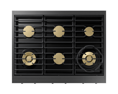 Dacor DTT36T960GM 36" Rangetop, Graphite Stainless, Natural Gas/Liquid Propane