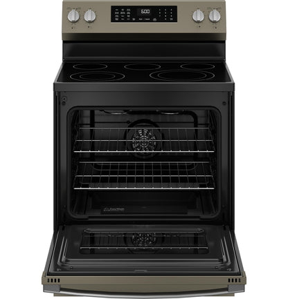 GRF600AVES GE® ENERGY STAR® 30" Free-Standing Electric Convection Range with No Preheat Air Fry and EasyWash™ Oven Tray