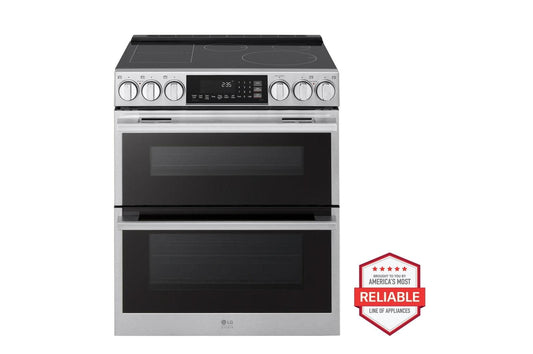 LTIS7338XE LG STUDIO 7.3 cu. ft. Double Oven Induction Slide-in Range with Probake® Convection and Air Fry