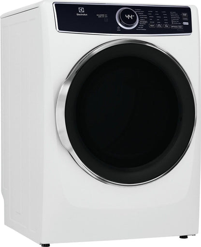 Electrolux ELFE7637AW Front Load Perfect Steam™ Electric Dryer with Balanced Dry™ and Instant Refresh - 8.0 Cu. Ft.
