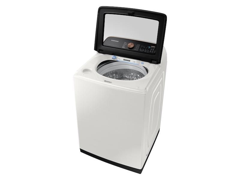 Samsung 5.5 cu. ft. Extra-Large Capacity Smart Top Load Washer with Auto Dispense System in Ivory