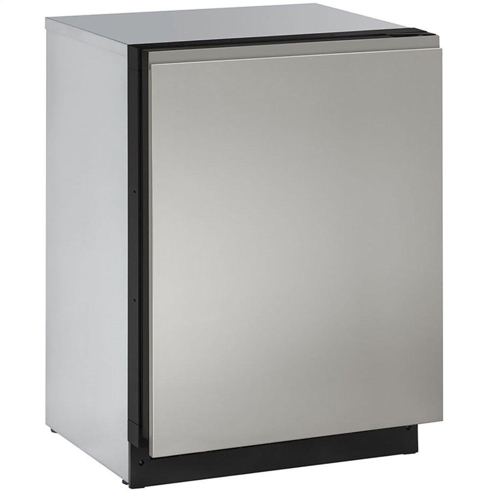 U-Line ULASHP24SOLID Stainless Handleless Panel 24" Solid - Stainless Steel