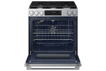 Samsung NSG80H60SR Bespoke Smart Slide-in Gas Range Pro Style Design  Air Fry Max  True Convection