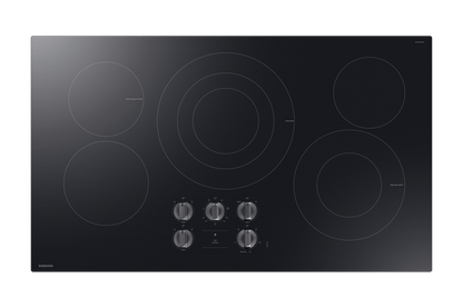 Samsung NZ36FG6432RK Electric Cooktop Illuminated Knobs  Wi-Fi  Rapid Boil