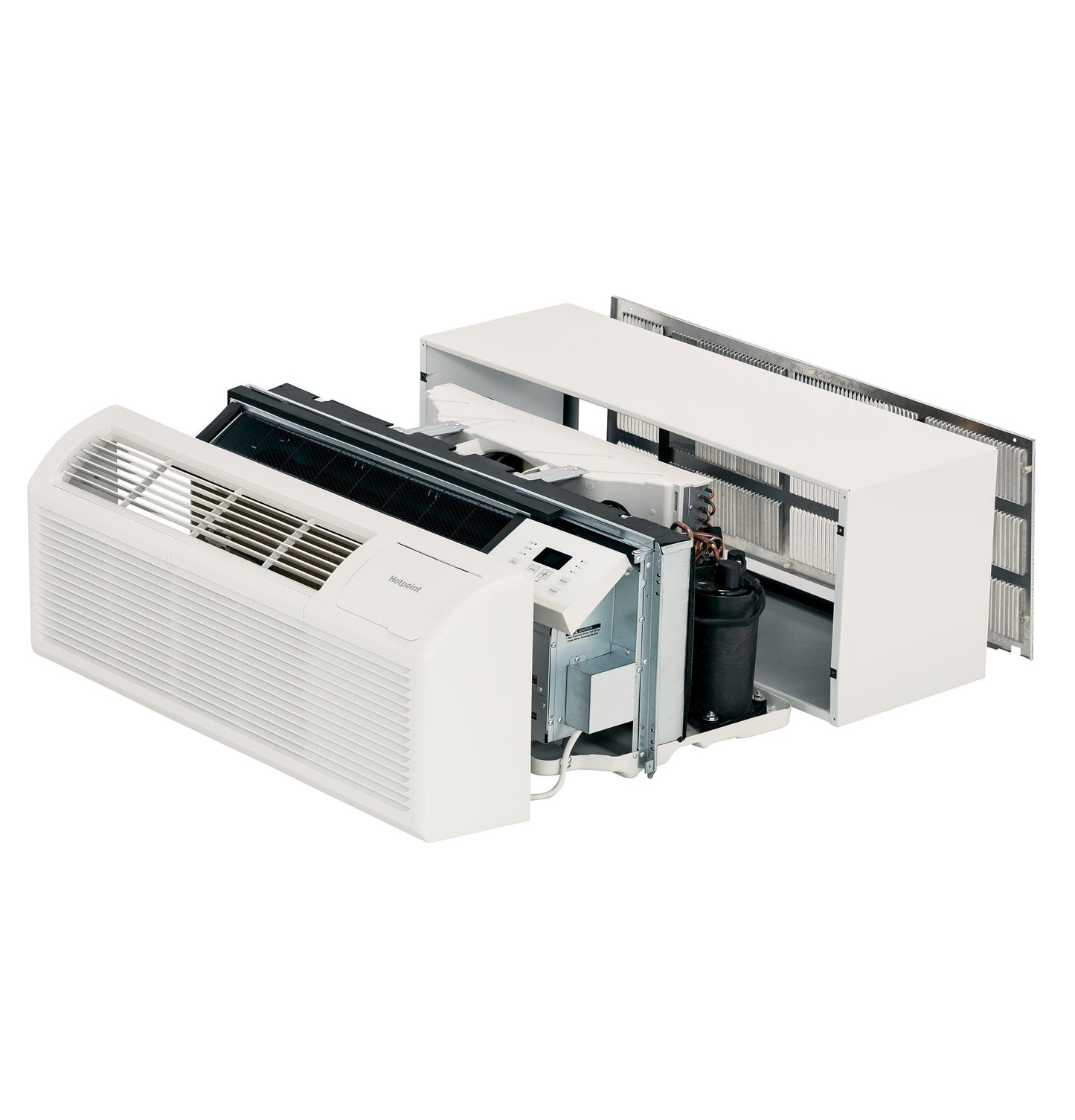 AH12H12E3B Hotpoint® PTAC Heat Pump Unit with Electric Heat Backup 12,000 BTU, 265V, 20amp