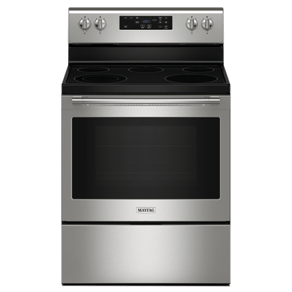 Maytag MER4800PZ 30-inch Wide Electric Range with Steam Clean - 5.3 cu. ft.