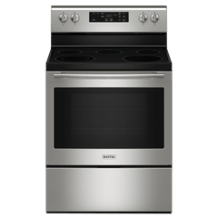 Maytag MER4800PZ 30-inch Wide Electric Range with Steam Clean - 5.3 cu. ft.