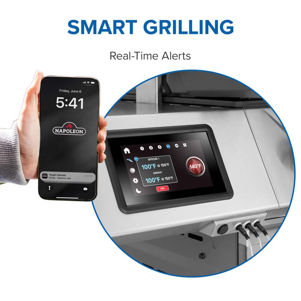 Napoleon Bbq PRO500VXRSIBNSS Prestige PRO 500 with Smart Technology , Natural Gas, Stainless Steel