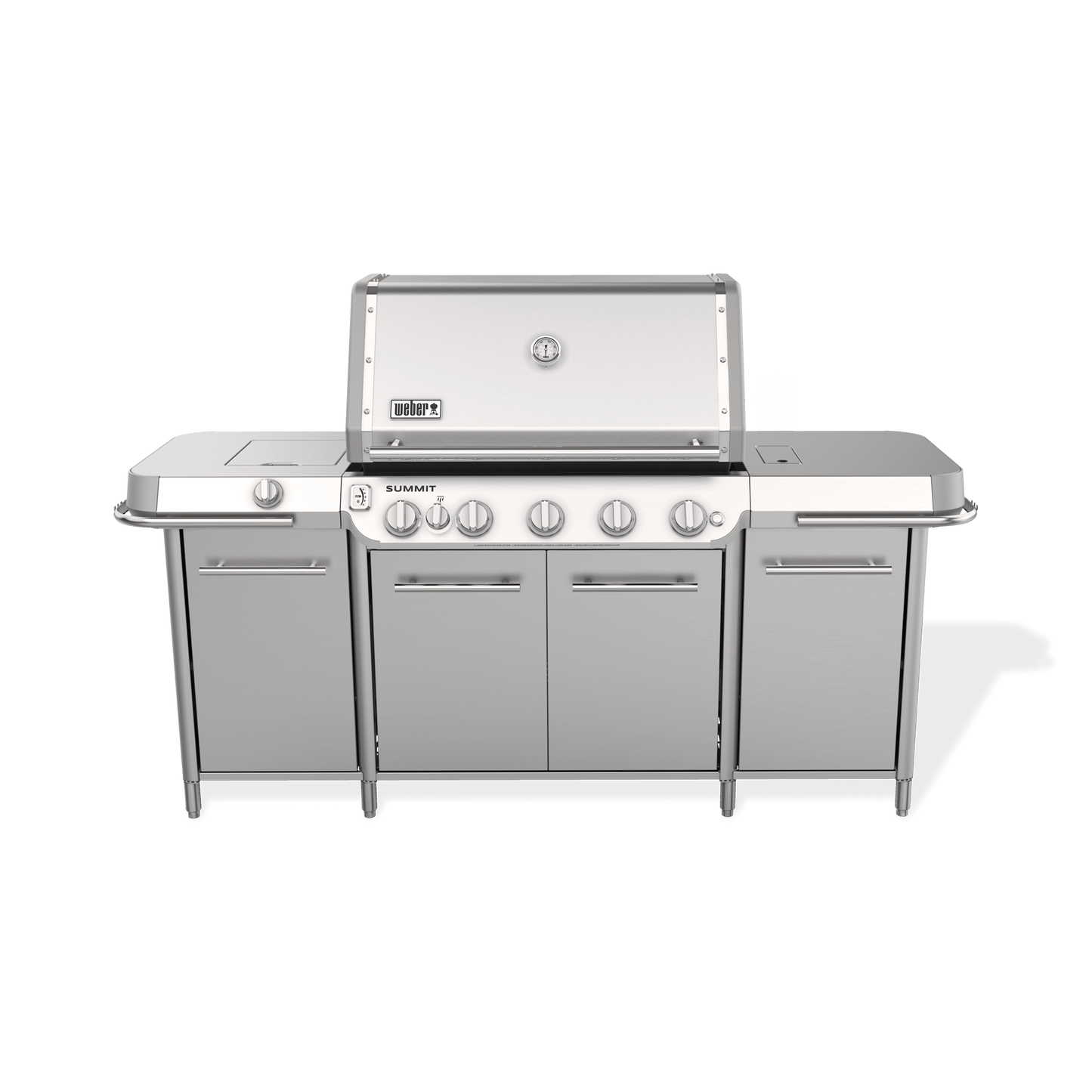 Weber 1500092 Summit® GC38 S Grill Center (Natural Gas) - Stainless Steel