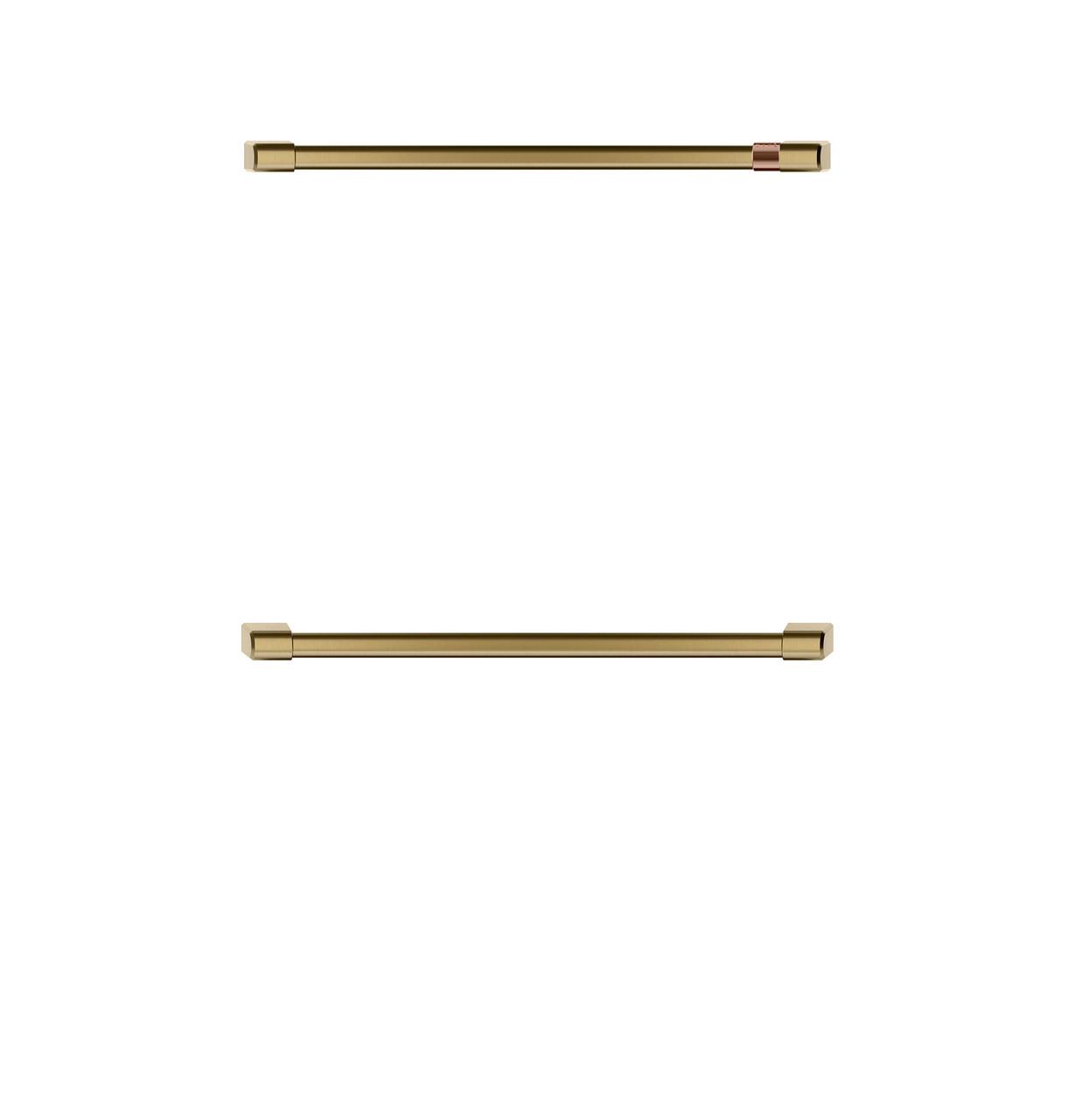 Cafe CXWD0H0PMCG CAF(EBACK)™ Handle Kit - Wall Oven Brushed Brass