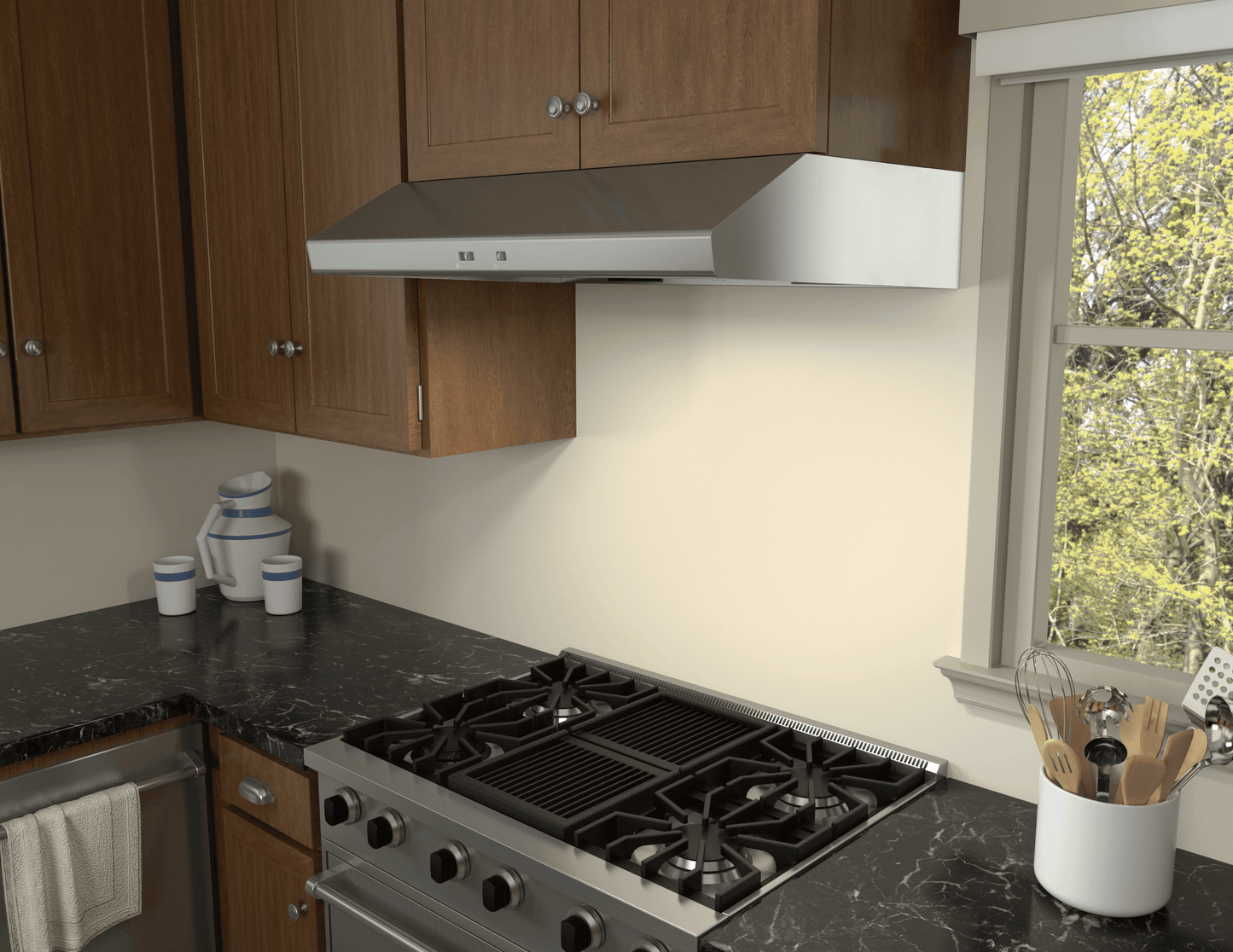 Zephyr AK6536CS Cyclone, Under Cabinet, 36", SS, 600 CFM