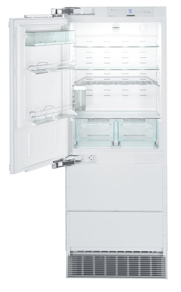 Liebherr Combined refrigerator-freezer with NoFrost for integrated use