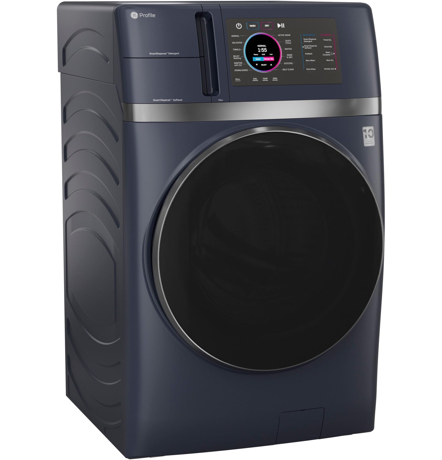 PFQ97HSPVRS GE Profile™ ENERGY STAR® 4.8 cu. ft. Capacity UltraFast Combo with Ventless Inverter Heat Pump Technology Washer/Dryer
