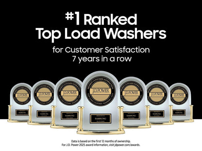 Samsung WA41A3000AW Top Load Washer Vibration Reduction  Extra High Water Level  4.1 cu.ft.