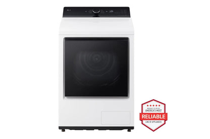 Lg DLHC8402W 7.3 cu. ft. Ultra Large Capacity Smart Rear Control Ventless Dryer with Dual Inverter Heat Pump Technology and Inverter Direct Drive Motor System