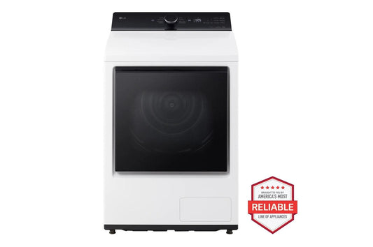 Lg DLHC8402W 7.3 cu. ft. Ultra Large Capacity Smart Rear Control Ventless Dryer with Dual Inverter Heat Pump Technology and Inverter Direct Drive Motor System