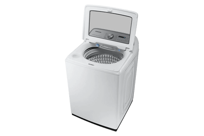 Samsung WA54CG7105AW Top Load Washer ActiveWave™ Agitator  Super Speed Wash  5.4 cu. ft