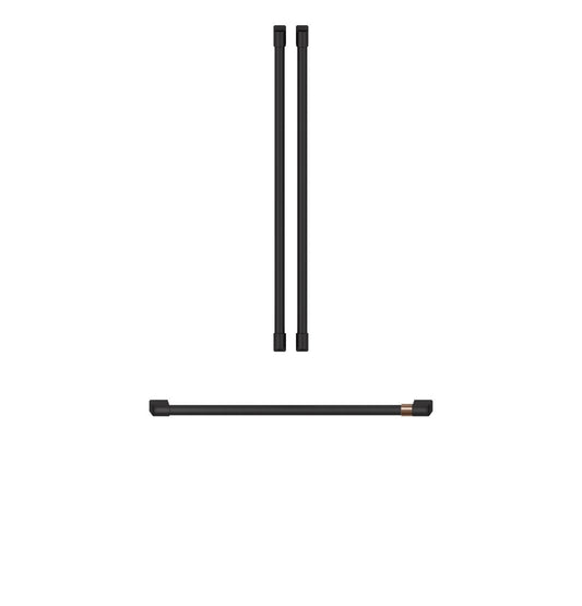 Cafe CXMB3H3PNFB CAF(EBACK)™ Refrigeration Handle Kit - Flat Black