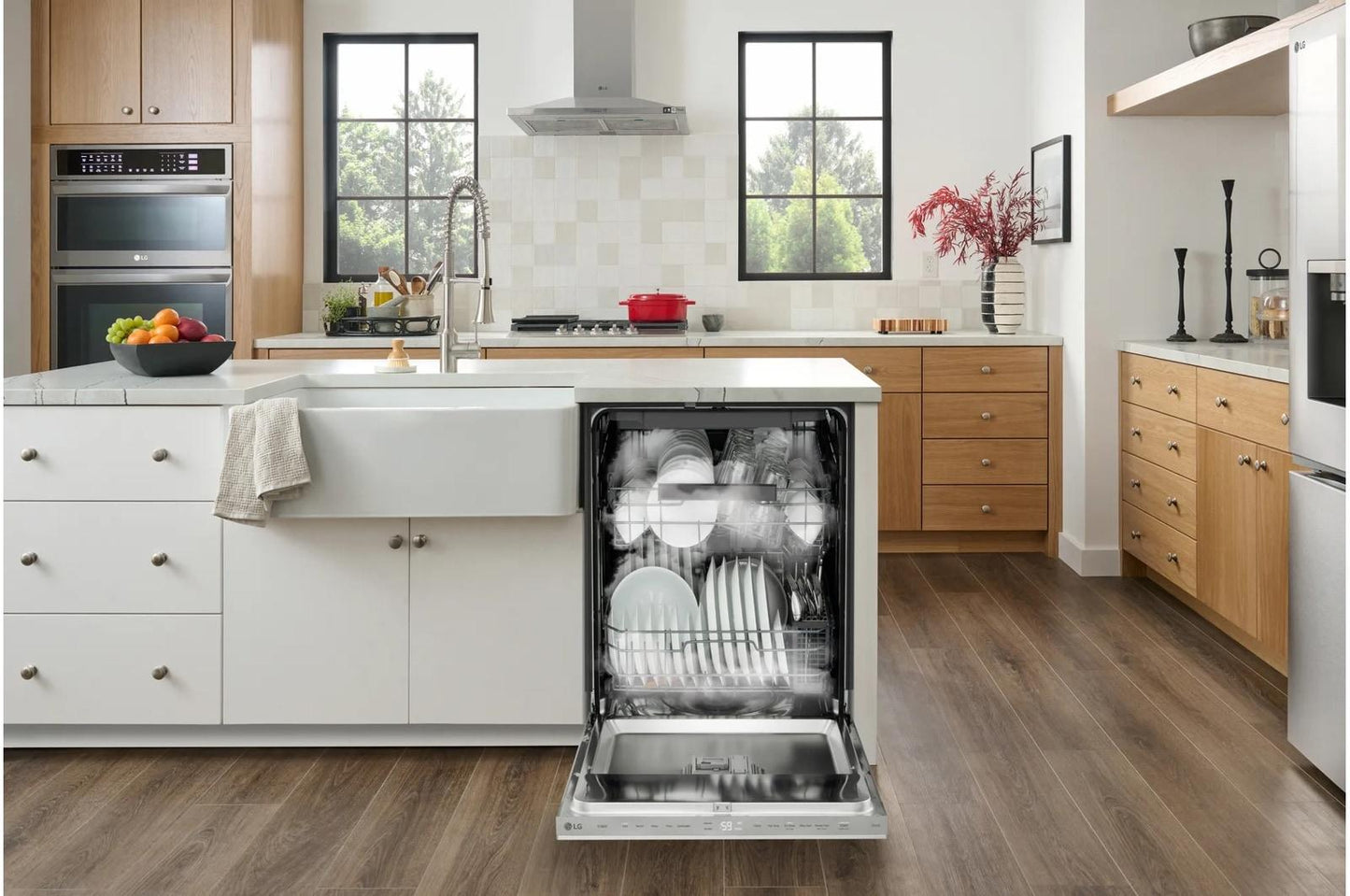 Lg LDNPQ445S 24 Inch Smart Top Control FlushFit Design Dishwasher