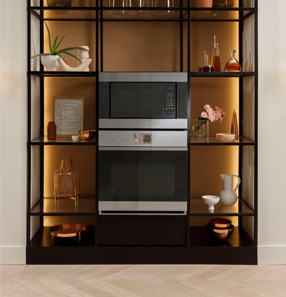 Cafe CTS90DM2ZS5 CAF(EBACK)™ 30" Smart Built-In Convection Single Wall Oven in Platinum Glass