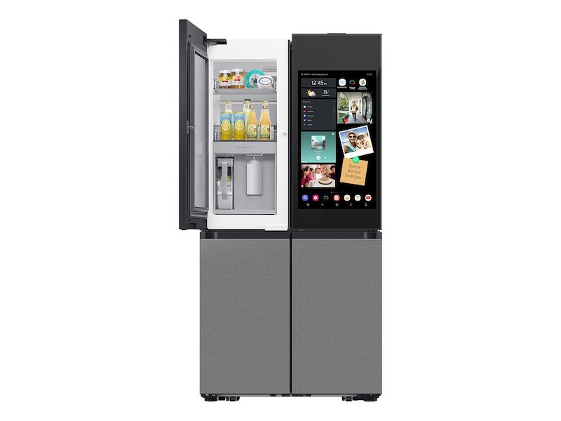 Samsung RF23DB9900QD Bespoke Counter Depth 4-Door Flex™ Refrigerator (23 cu. ft.) with AI Family Hub™+ and AI Vision Inside™ in Stainless Steel