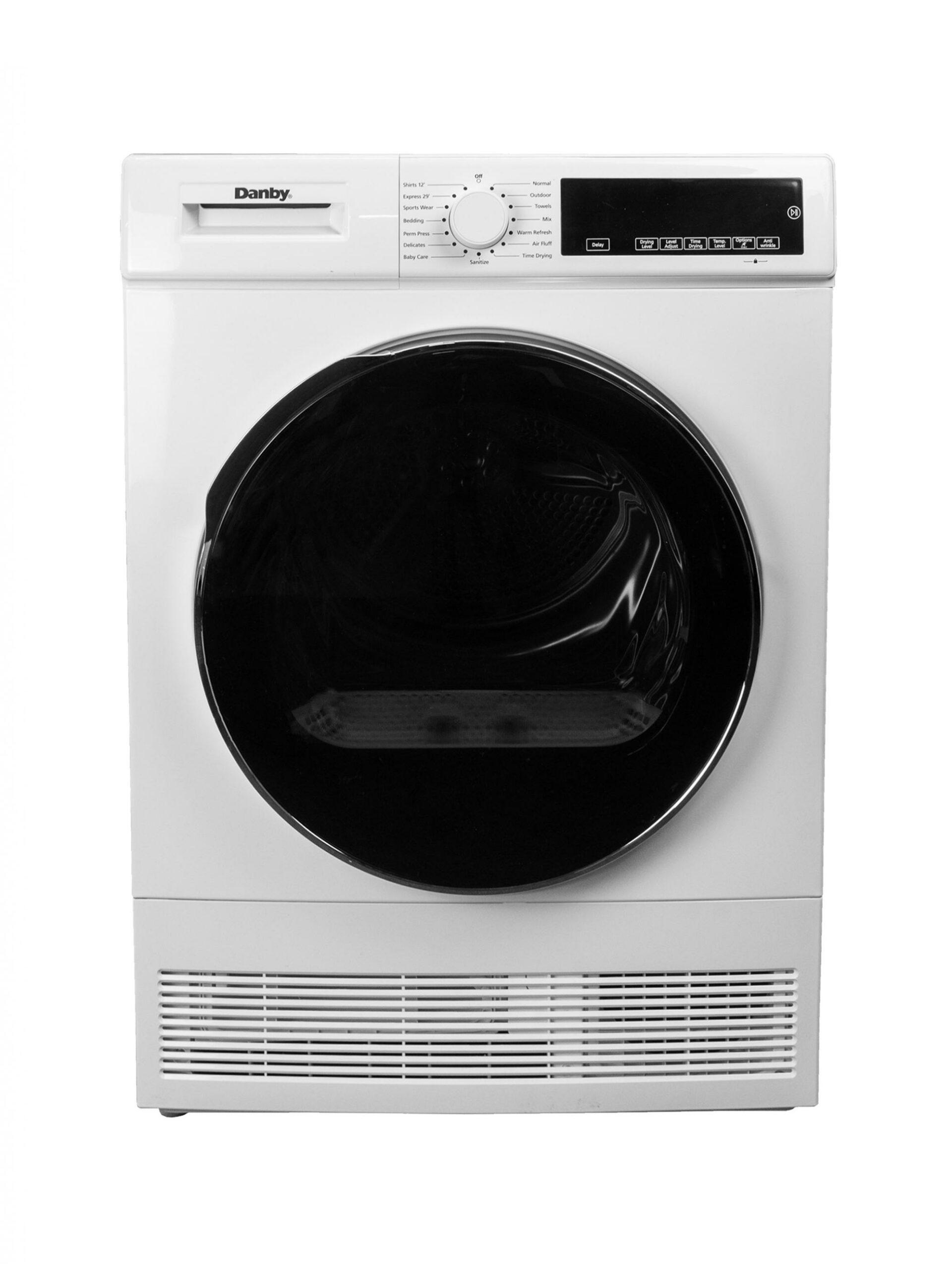 DDY040D4WDB Danby 24-inch, 4.0 cu ft. Stackable Compact Condensing Sensor Dryer in White