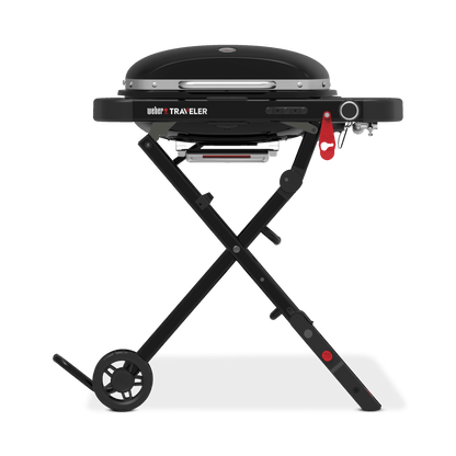 1500460 Weber Traveler® Compact Portable Gas Grill - Black