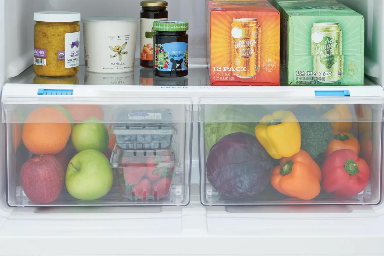 Frigidaire FRTE1835AW 18 Cu. Ft. Garage Ready Top Freezer Refrigerator