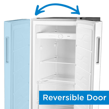 DUFM068A1SCDB Danby 6.8 cu. ft. Convertible Upright Freezer in Stainless Steel Look