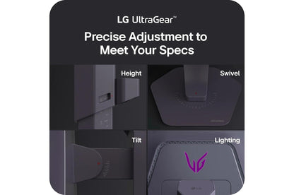 Lg 25G590BB 25 Inch UltraGear™ FHD IPS 1000Hz USB-C Monitor with Tilt/Height/Swivel Stand
