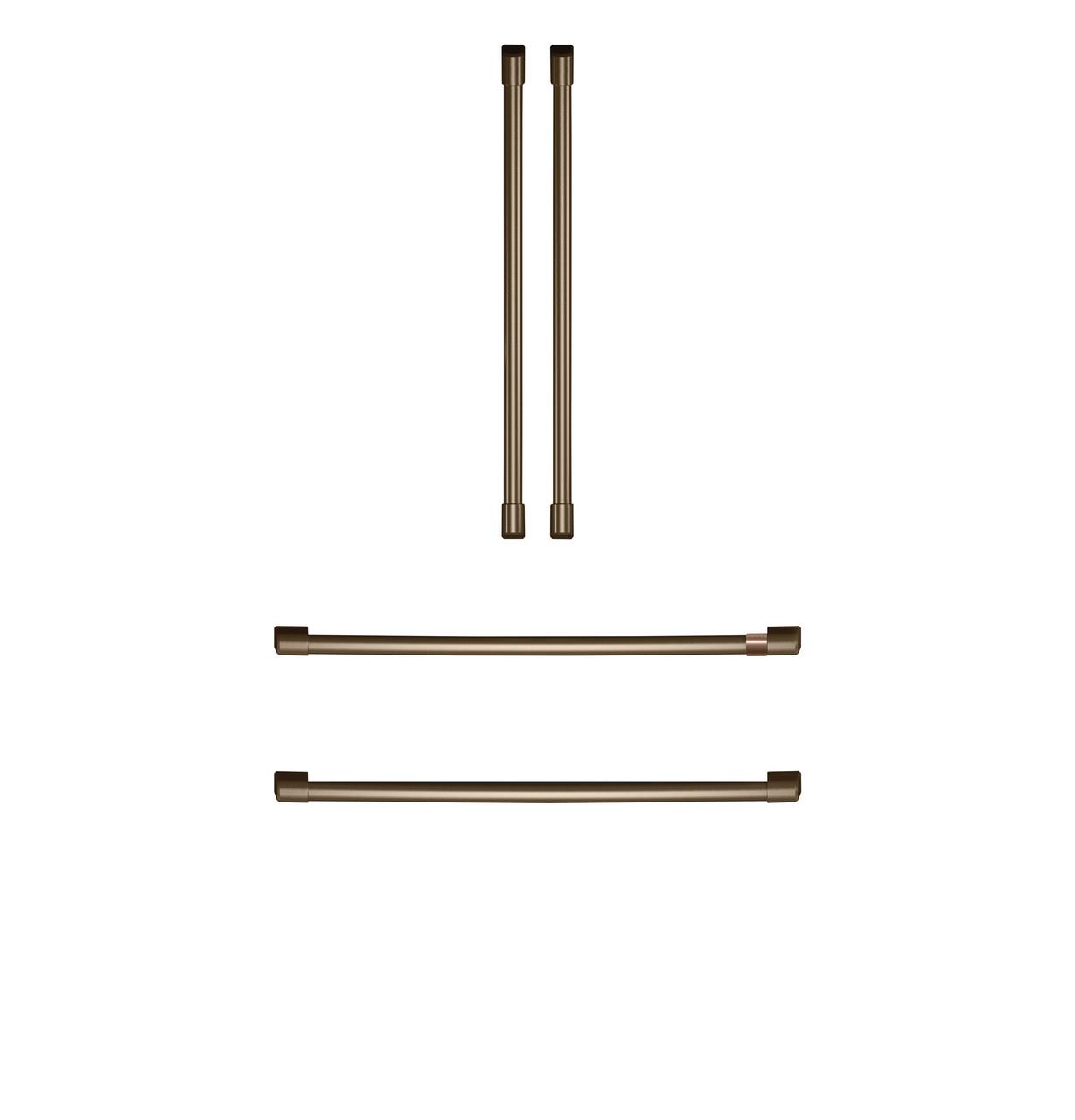 Cafe CXQB4H4PNBZ Caf(eback)™ Refrigeration Handle Kit - Brushed Bronze