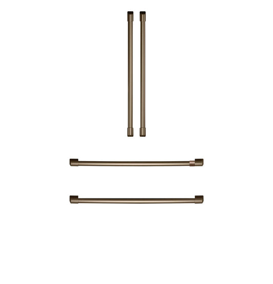 Cafe CXQB4H4PNBZ CAF(EBACK)™ Refrigeration Handle Kit - Brushed Bronze