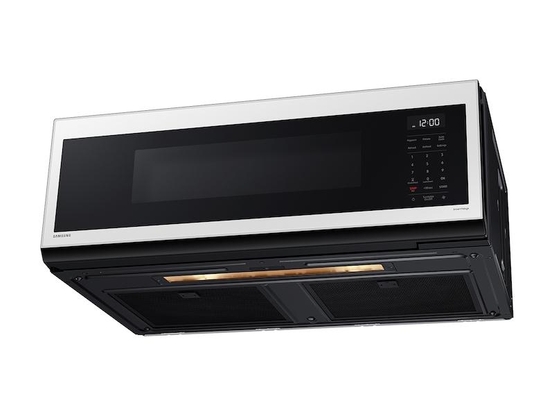 Samsung 1.1 cu. ft. Bespoke Smart SLIM Over-the-Range Microwave with 400 CFM Hood Ventilation, Wi-Fi