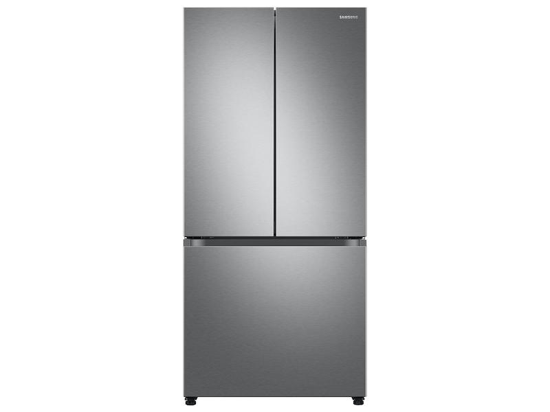 Samsung 25 cu. ft. 33" 3-Door French Door Refrigerator with Dual Auto Ice Maker in Stainless Steel