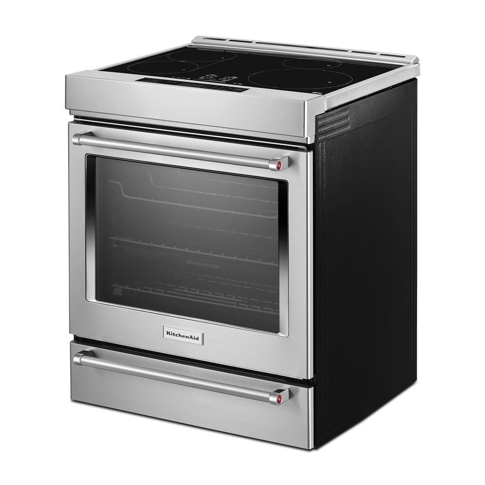 Kitchenaid 30-Inch 4-Element Induction Slide-In Convection Range with Air Fry