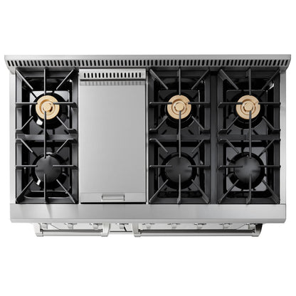 HRG4808ULP Thor Kitchen 48-inch Professional Liquid Propane Range - Hrg4808ulp