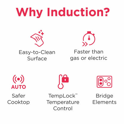Frigidaire FCRI3062AS 30" Rear Control Induction Range