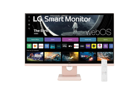 Lg 27SR50FP 27 Inch Full HD IPS Smart Monitor with webOS and Built-in Speakers