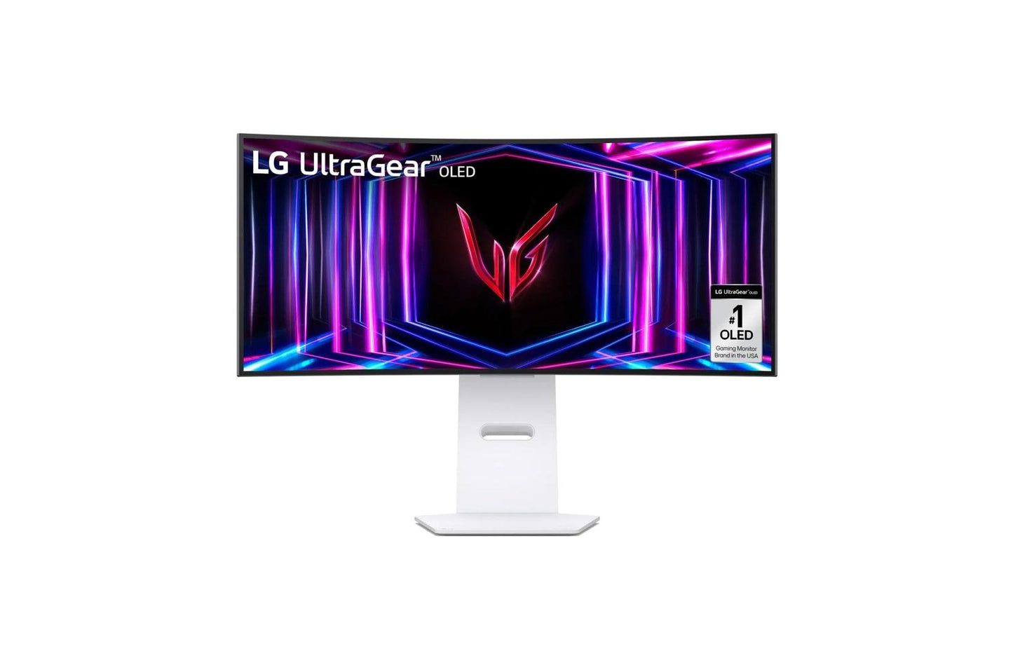 Lg 34GS95QEW 34 Inch UltraGear™ OLED Curved Gaming Monitor WQHD 1440P with 240Hz Refresh Rate 0.03ms Response Time