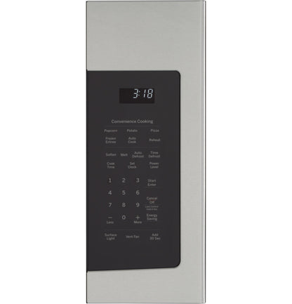 JNM3184RPSS GE® 1.8 Cu. Ft. Over-the-Range Microwave Oven with Recirculating Venting