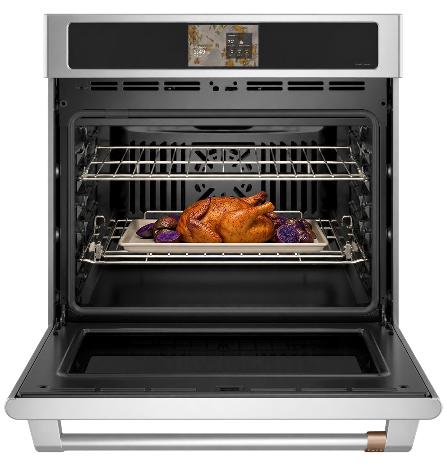 Cafe CTS70DP2ZS1 CAF(EBACK)™ 30" Smart Single Wall Oven with Convection