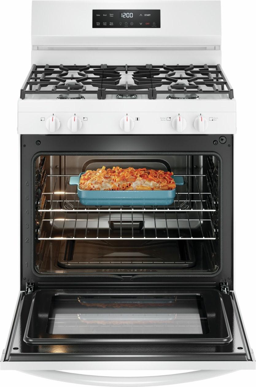 Frigidaire FCRG3062AW 30" Gas Range with Quick Boil