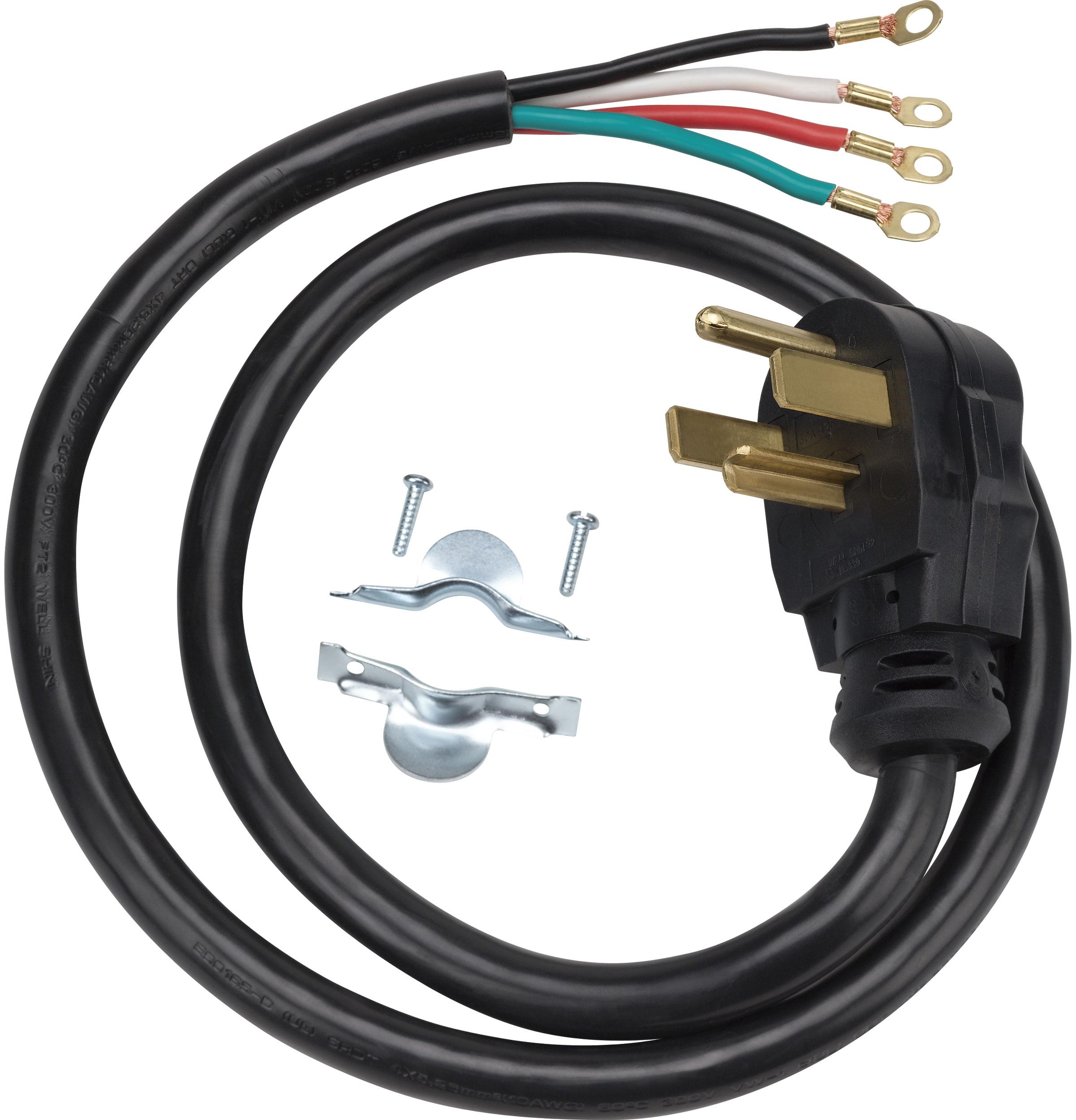 Ge Appliances Dryer Electric Cord Accessory (4 Prong, 4 Ft.)