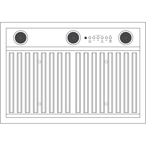Cafe UVC9300SLSS 30" Smart Designer Custom Insert w/ Dimmable LED Lighting