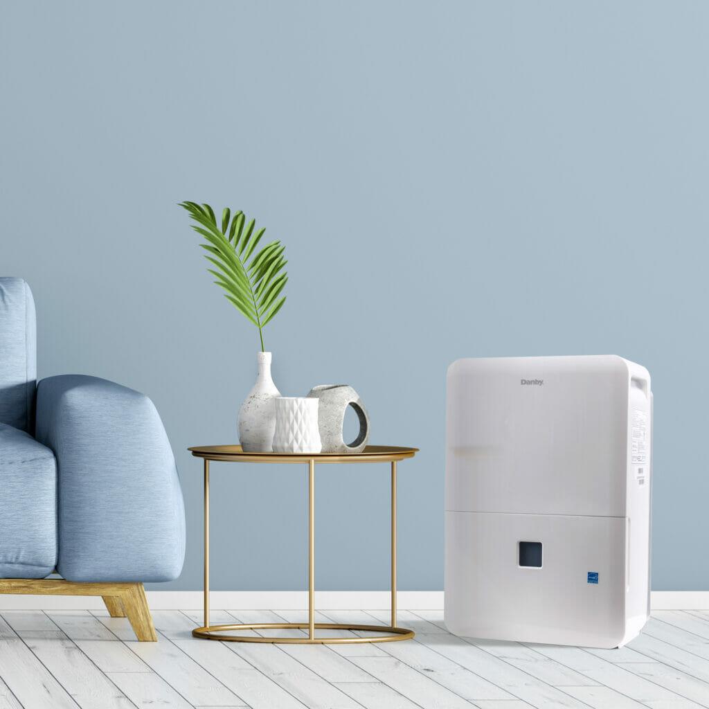 DDR050BJP2WDB Danby 50 Pint Dehumidifier with Pump in White
