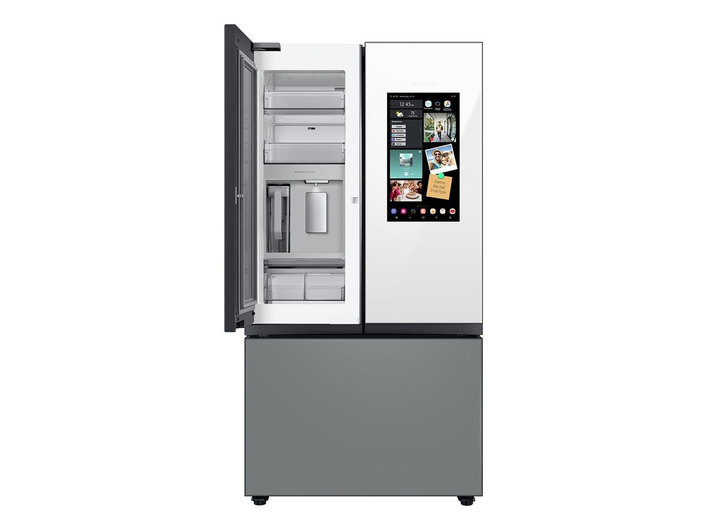 Samsung RF30BB69006M Bespoke AI 3-Door French Door Family Hub™ & Beverage Center™  Dual Ice Maker  30 cu.ft.