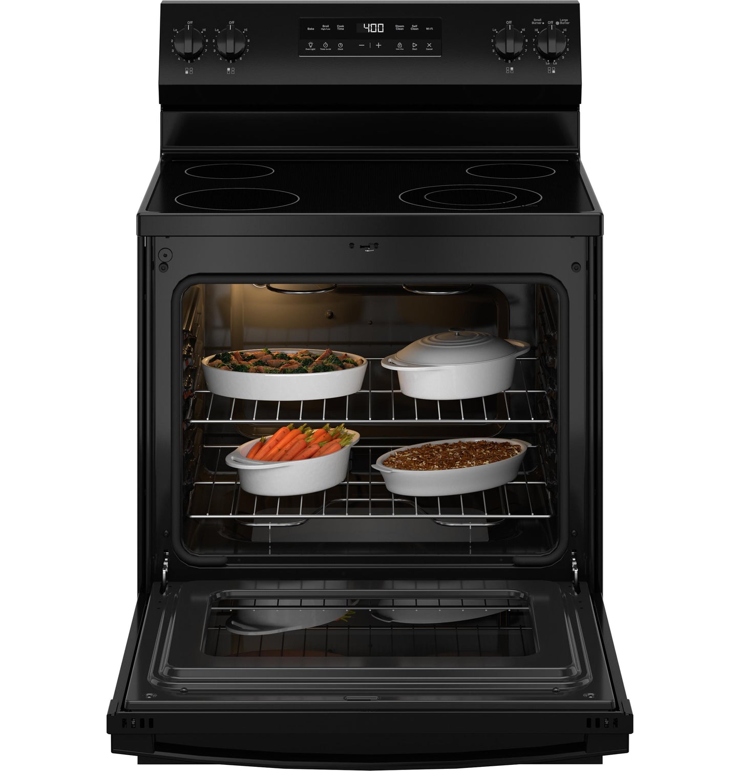 GRF400PVBB GE® ENERGY STAR® 30" Free-Standing Electric Range